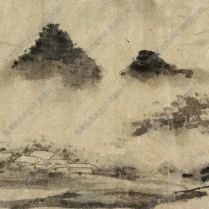 沈周 西山雨觀圖 國(guó)畫(huà)高清大圖下載