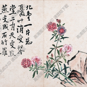 清 李鱓《花鳥畫冊(cè)十開》-4 國(guó)畫高清大圖下載