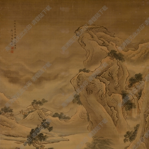 袁耀超高清《山雨欲來圖》國(guó)畫百度云網(wǎng)盤下載