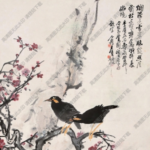 王個(gè)簃作品 花鳥(niǎo) 高清大圖下載