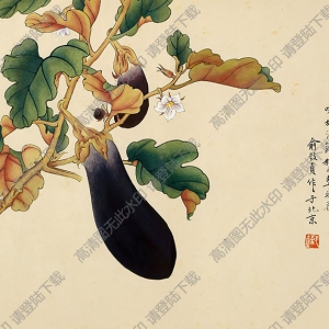 俞致貞國(guó)畫(huà)作品 蔬果2 高清下載