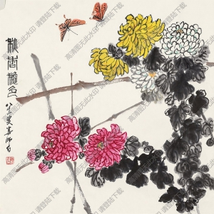 婁師白國(guó)畫(huà)作品 秋香秋色3 高清下載