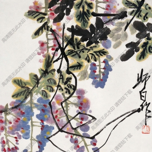 婁師白國(guó)畫(huà)作品 群雞 高清下載