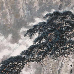 關(guān)山月國(guó)畫(huà)作品 望山圖 高清下載