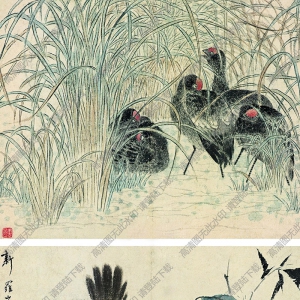 華巖國(guó)畫 花鳥(niǎo)冊(cè)頁(yè)2 高清大圖下載