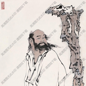 范曾國(guó)畫(huà) 達(dá)摩圖 高清大圖下載