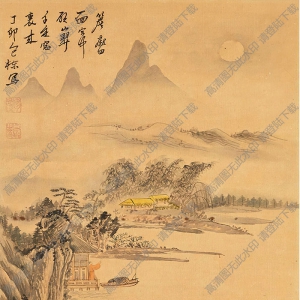 包棟國(guó)畫(huà) 山水圖 高清大圖下載