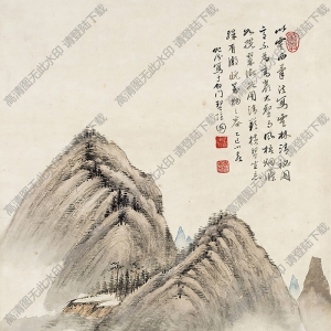 湯貽汾國(guó)畫(huà) 云林清秘圖 高清大圖下載