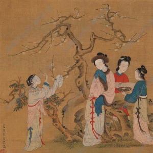 焦秉貞國(guó)畫(huà) 人物仕女圖 高清大圖下載