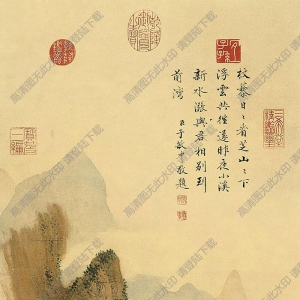 焦秉貞國(guó)畫(huà) 山水人物 (2) 高清大圖下載