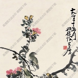 謝公展國(guó)畫(huà) 花鳥(niǎo) (2) 高清大圖下載