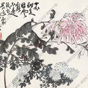 謝公展國(guó)畫(huà) 菊花 (8) 高清大圖下載