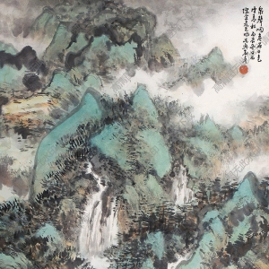 俞子才國(guó)畫 山水 (5) 高清大圖下載