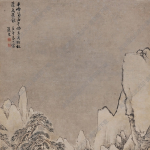 張宏國(guó)畫(huà) 雪霽讀書(shū) 高清大圖下載