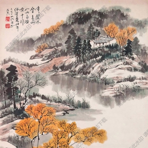 何瀛國(guó)畫(huà) 山水 (5) 高清大圖下載